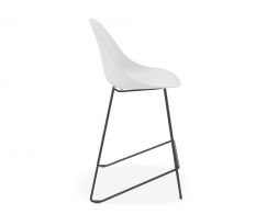 Pebble Kitchen Stool White 2