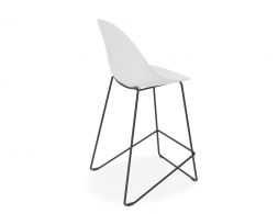 Pebble Kitchen Stool White 3