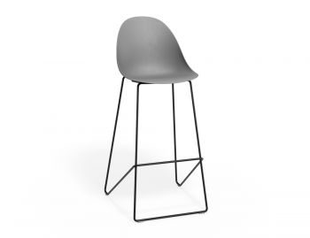 Pebble Stool Grey Shell Seat by Bent Design  image