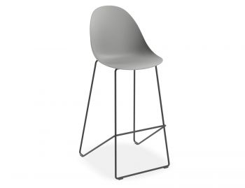 Pebble Stool Grey Shell Seat by Bent Design  image