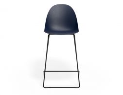 P 4 Pebble Kitchenstool Navyseat Blackframe