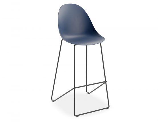 Pebble Bar Stool Navy 1