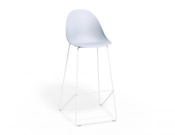 Pebble Stool Blue Shell Seat by Bent Design  image