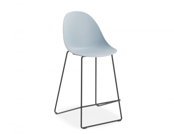 Pebble Kitchen Stool Blue 1