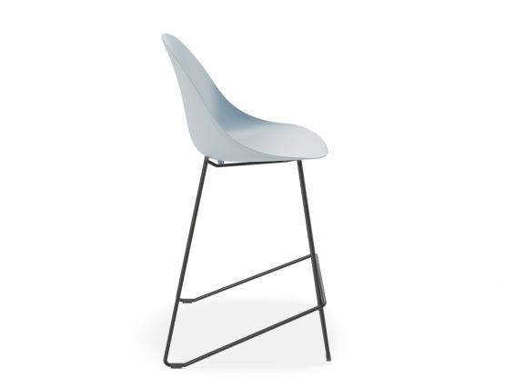 Pebble Kitchen Stool Blue 2