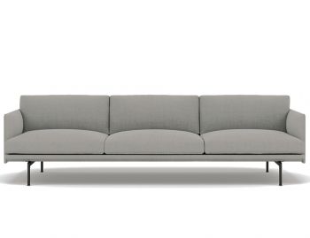 Outline 3.5 Seat Sofa Remix 123 Fabric by Anderssen & Voll Muuto image