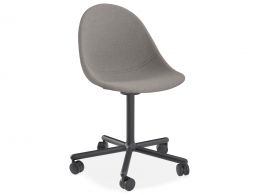 Dark Grey Fabric Swivel Castor Pebble MAIN