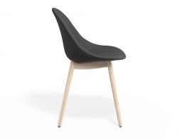 P 3 Pebble Chair Greyfabricseat Beechbase