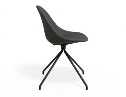 P 3 Pebble Chair Greyfabricseat Pyramidfixed