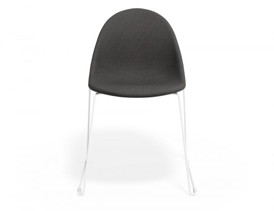 P 4 Pebble Chair Greyfabricseat Sledwhite