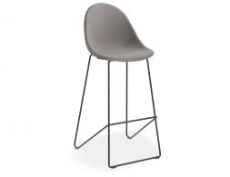 Pebble Bar Stool Dark Grey Fabric 1 V2