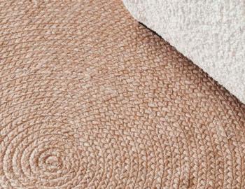 Paddington Clay Round Wool Rug image