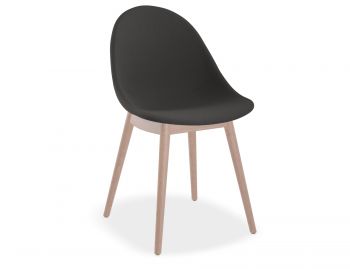 Pebble Anthracite Fabric Upholstered Chair by Bent Design image