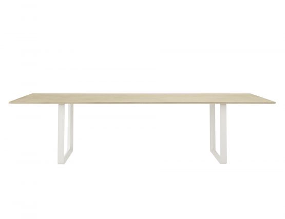 70 70 Table 295x108 Cm Solid Oak White