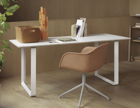 White top plywood desk