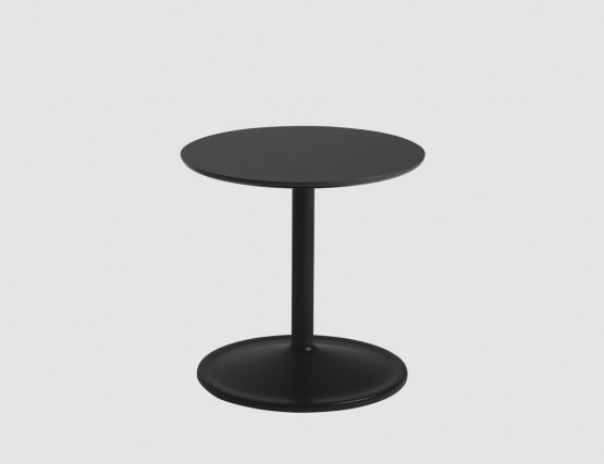 Black Soft Side Table