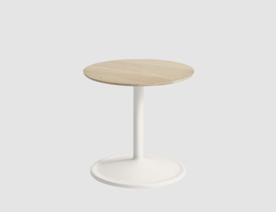 Oak White Soft Side Table