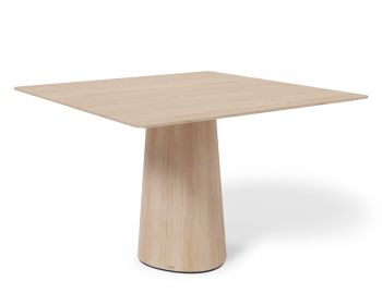 P.O.V. Table 461 Square - Solid European Oak Top / Natural Base image