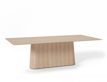 P.O.V. Table 465 - Rectangle / Solid European Oak Top / Natural Base image