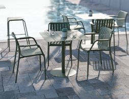 Outdoor Green Armchairs