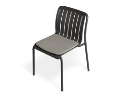 P 5 Roku Diningchair Charcoal Lightgreypad