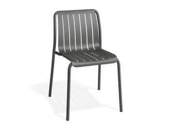 Roku Outdoor Dining Chair Matt Charcoal By Bent Design  image