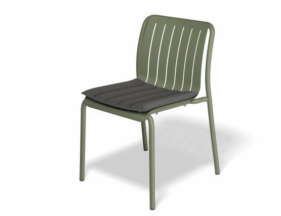 Roku Chaircushion Green Charcoal