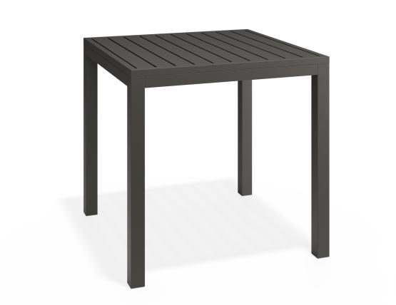 P 1 Halki Table 77x77 Charcoal