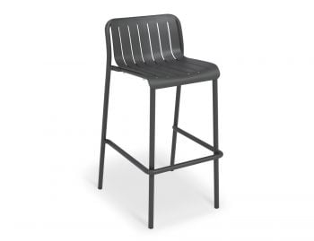 Roku Outdoor Bar Stool Matt Charcoal By Bent Design image