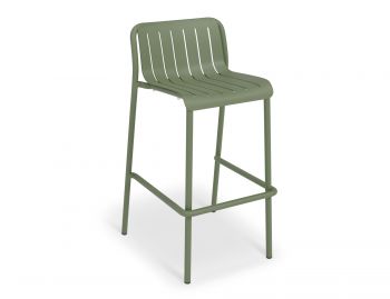 Roku Outdoor Bar Stool Matt Eucalyptus Green By Bent Design image