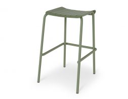 Backless Stool Green BACK BIG