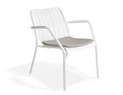 P 1 Roku Loungechair Lightgrey White