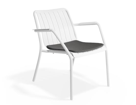 P 1 Roku Loungechair Charcoal White