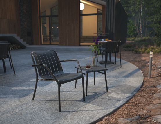 L 1 Roku Loungeset Charcoal