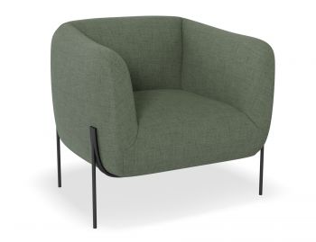 Belle Lounge Chair in Kelp Green by Bent Design image