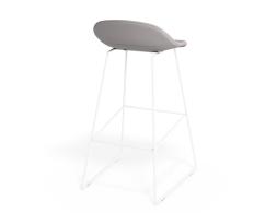 P 2 Pop 75cm Lightgreyfabric Whiteframe