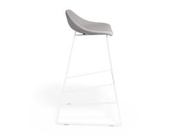 P 3 Pop 75cm Lightgreyfabric Whiteframe