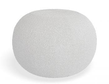 Ronde Pouf Large in Stone Boucle by Bent Design  image