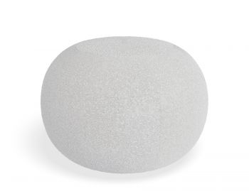 Ronde Pouf Small in Stone Boucle by Bent Design image