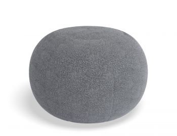 Ronde Pouf Small in Elephant Boucle by Bent Design  image