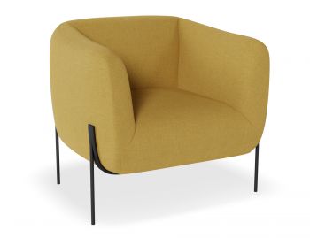 Belle Lounge Chair in Tuscan Yellow by Bent Design image