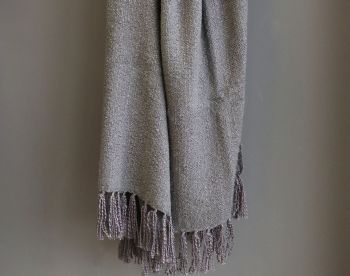 Serenade Throw Charcoal by Baya image