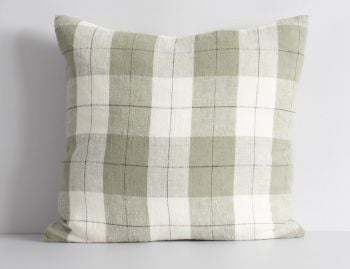 Willis Cushion with Feather Inner Sage/Ivory by Baya image