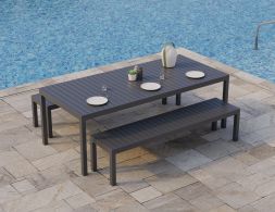 Charcoal_190_Bench_Poolside