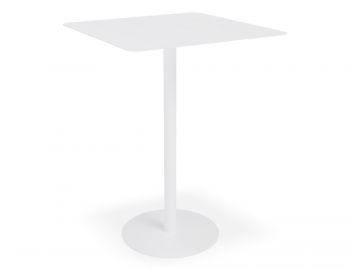 Roku High Bar Table Matt White by Bent Design image