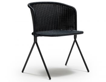 Kaki Outdoor Armchair Charcoal Seat Charcoal Frame by Feelgood Designs image