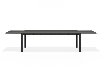 Reflect Outdoor Extendable Table 220/338 x 106cm Matt Charcoal aluminium by Bent Design image