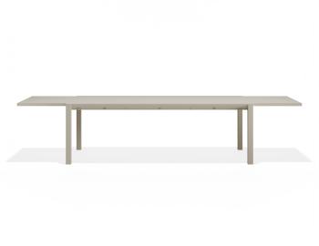 Reflect Outdoor Extendable Table 220/338 x 106cm Matt Latte aluminium by Bent Design image