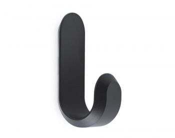 Curve Mini Hooks (2 pcs) Matt Black by Norman Copenhagen image