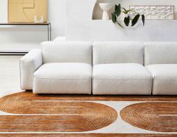 C145167301 Rug Collection Viper Rug Golden Lifestyle 02